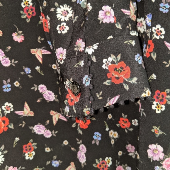 The Kooples floral silk button down - Picture 5 of 8